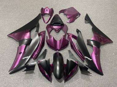 Carénages Moto Yamaha YZF R6 2008-2016 - Violet Noir Mat
