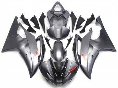 Carénages Moto Yamaha YZF R6 2008-2016 - Gris Rouge Décalque