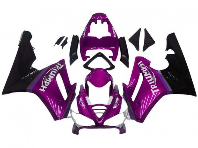 Carénages Moto Triumph Daytona 675 Triple 2009-2012 - Violet Noir Brillant