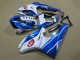 Carénages Moto Triumph Daytona 675 Triple 2009-2012 - Blanc Bleu Hpi
