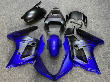 Carénages Moto Suzuki SV650 2003-2013 - Bleu Noir Mat Splash
