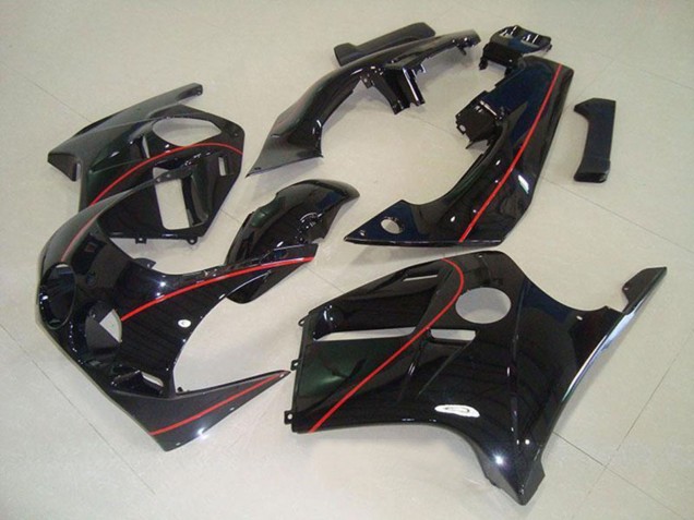 Carénages Moto Honda CBR250RR MC19 1988-1989 - Noir Brillant Rouge Doubler