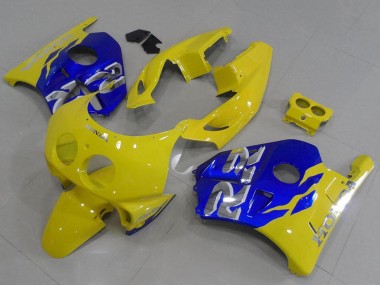 Carénages Moto Honda CBR250RR MC22 1990-1998 - Jaune Bleu