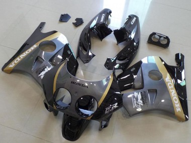Carénages Moto Honda CBR250RR MC22 1990-1998 - Gris Or Noir Brillant