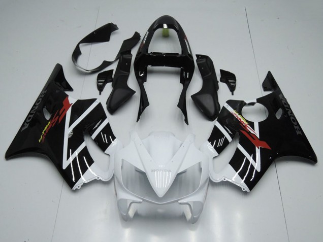 Carénage Moto Honda CBR600 F4i 2001-2003 - Blanc Noir Brillant F Sport