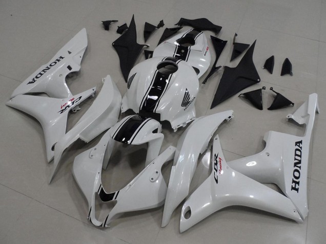 Kits Carénage Moto Honda CBR600RR 2007-2008 - Blanc Noir Brillant