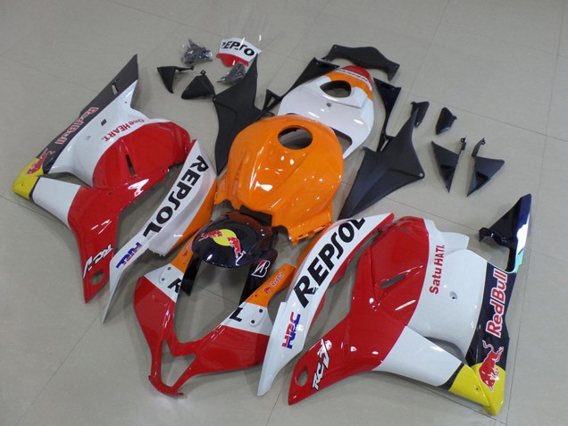 Carénages Moto Honda CBR600RR 2009-2012 - Orange Blanc Rouge Jaune Bleu Repsol HRC Red Bull