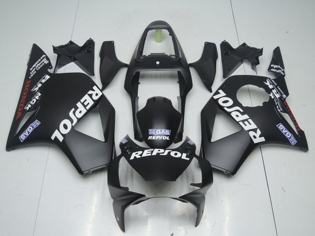 Carénages Moto Honda CBR900RR 954 2002-2003 - Noir Mat Repsol