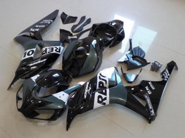 Carénage Moto Honda CBR1000RR 2006-2007 - Gris Blanc Noir Brillant Repsol