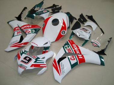 Carénages Moto Honda CBR1000RR 2008-2011 - Blanc Rouge Vert Foncé Castrol No 9