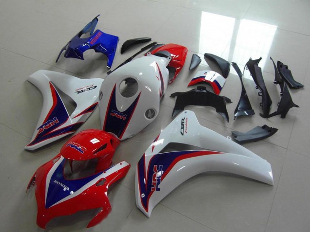 Carénage Moto Honda CBR1000RR 2008-2011 - Blanc Rouge Bleu HRC