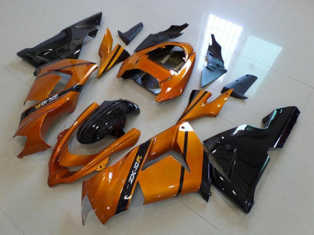 Carénages Moto Kawasaki ZX10R 2004-2005 - Or Noir