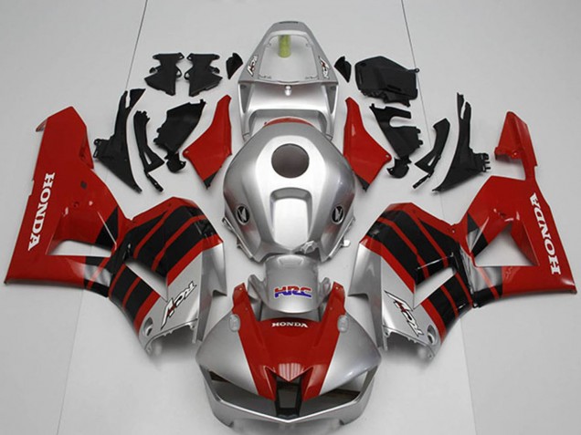 Carénages Moto Honda CBR1000RR 2012-2016 - Argent Rouge Noir HRC