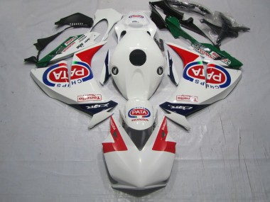 Carénages Moto Honda CBR1000RR 2012-2016 - Blanc Rouge Bleu Vert PATA