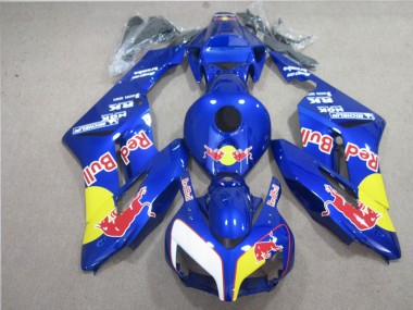 Carénages Moto Honda CBR1000RR 2004-2005 - Bleu Jaune Blanc Red Bull