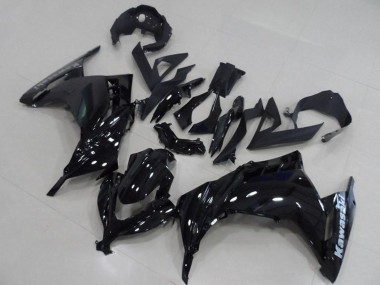Carénage Moto Kawasaki ZX300R 2013-2018 - Noir Brillant