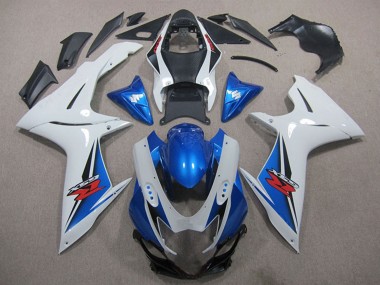 Carénages Moto Suzuki GSXR 600 2011-2024 - Blanc Bleu Noir Rouge