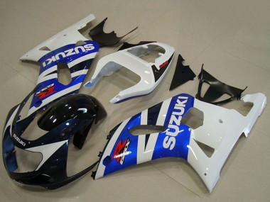 Carénages Moto Suzuki GSXR 750 2001-2003 - Blanc Bleu Noir Brillant Rouge