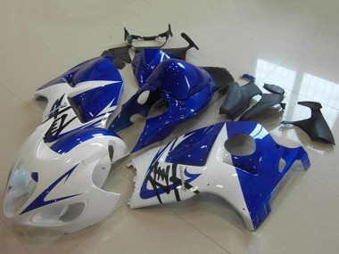 Carénage Moto Suzuki GSXR 1300 Hayabusa 1996-2007 - Blanc Bleu