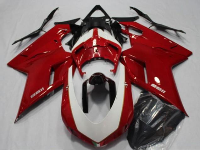 Carénages Moto Ducati 1198 2007-2014 - Rouge