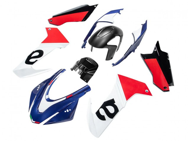 Carénages Moto Aprilia RS660 2020-2024 - Blanc Bleu Rouge