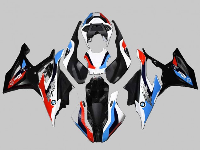 Kits Carénage Moto BMW S1000RR 2019-2022 - Noir Rouge Bleu Blanc