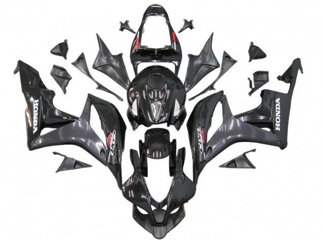 Carénages Moto Honda CBR600RR 2007-2008 - Gris Noir Brillant Décalque