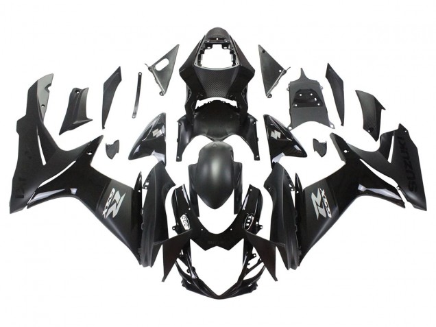 Carénages Moto Suzuki GSXR 600/750 2011-2024 - Noir Mat Noir Brillant