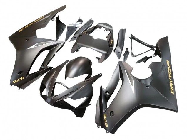 Carénages Moto Triumph Daytona 675 2006-2008 - Noir Mat