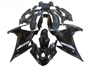 Carénages Moto Yamaha FZ6R 2009-2015 - Noir Brillant