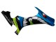 Carénages Moto Yamaha YZF R1 2015-2019 - Bleu Vert Noir Requin