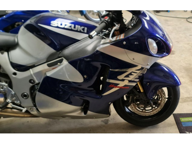 Carénages Moto Suzuki GSXR 1300 Hayabusa 1996-2007 - Bleu Blanc