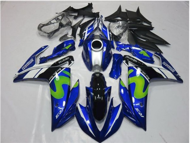 Movistar 2015-2018 Yamaha R3 Carénage Moto Movistar 2015-2018 Yamaha R3 Carénage Moto