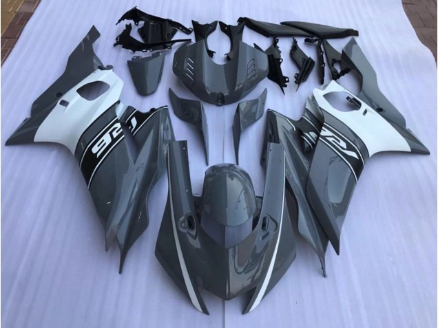 Nardo Gris & Blanc 2017-2021 Yamaha R6 Carénage Moto Nardo Gris & Blanc 2017-2021 Yamaha R6 Carénage Moto
