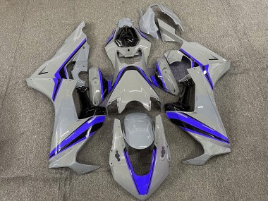Nardo À Rayures Bleues 2017-2023 Honda CBR1000RR Carénage Moto