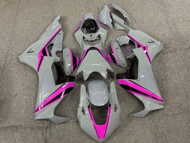 Nardo À Rayures Roses 2017-2023 Honda CBR1000RR Carénage Moto