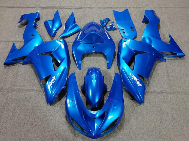 Ninja Bleu 2006-2007 Kawasaki ZX10R Carénage Moto Ninja Bleu 2006-2007 Kawasaki ZX10R Carénage Moto