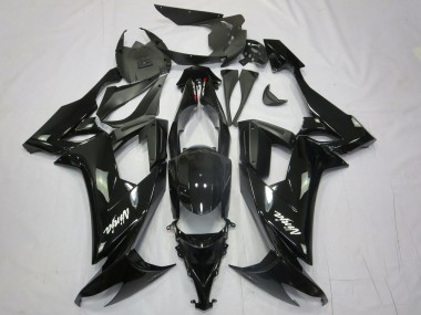 Ninja Noir 2008-2010 Kawasaki ZX10R Carénage Moto