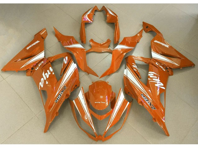 Ninja Orange 2013-2018 Kawasaki ZX6R Carénage Moto Ninja Orange 2013-2018 Kawasaki ZX6R Carénage Moto
