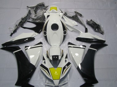 Noir & Blanc 2012-2016 Honda CBR1000RR Carénage Moto