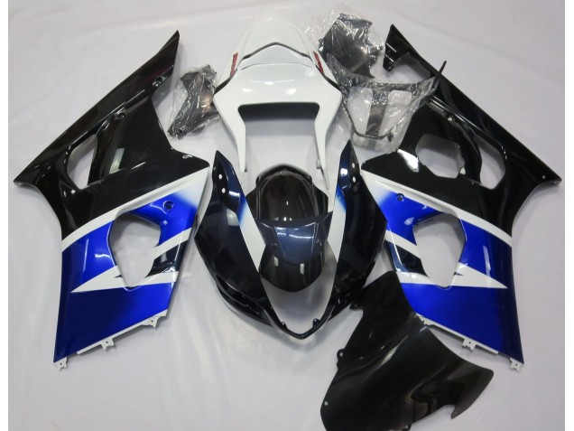 Noir Bleu & Blanc 2003-2004 Suzuki GSXR 1000 Carénage Moto Noir Bleu & Blanc 2003-2004 Suzuki GSXR 1000 Carénage Moto