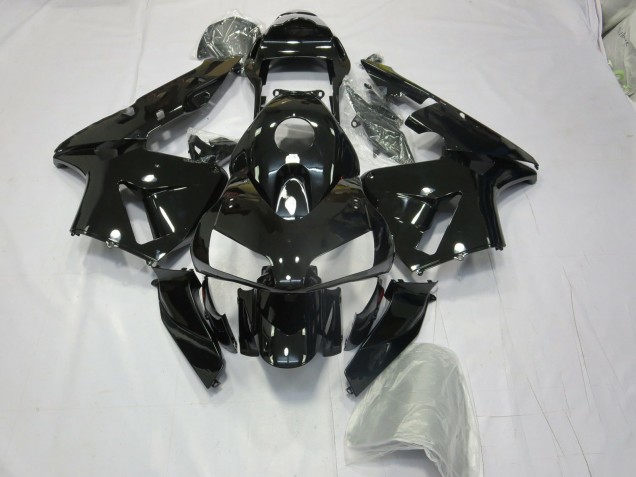 Noir Brillant 2003-2004 Honda CBR600RR Carénage Moto Noir Brillant 2003-2004 Honda CBR600RR Carénage Moto