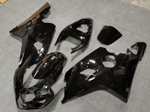 Noir Brillant 2004-2005 Suzuki GSXR 600-750 Carénage Moto Noir Brillant 2004-2005 Suzuki GSXR 600-750 Carénage Moto