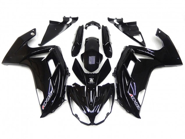 Noir Brillant 2012-2016 Kawasaki Ninja 650R Carénage Moto Noir Brillant 2012-2016 Kawasaki Ninja 650R Carénage Moto