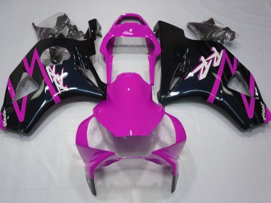 Noir Brillant & Rose 2002-2003 Honda CBR954RR Carénage Moto