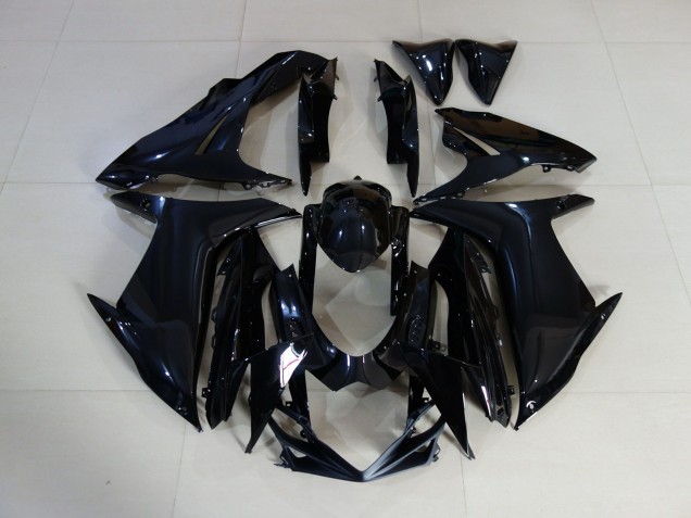 Noir Brillant Uni 2011-2024 Suzuki GSXR 600-750 Carénage Moto Noir Brillant Uni 2011-2024 Suzuki GSXR 600-750 Carénage Moto