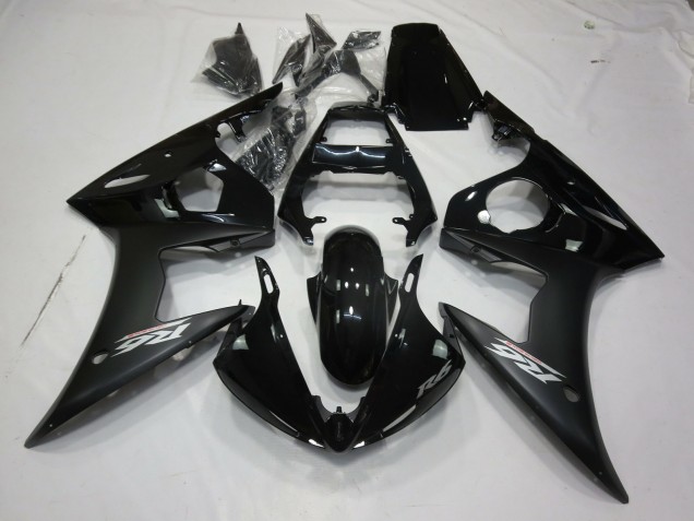 Noir Mat 2003-2004 Yamaha R6 Carénage Moto Noir Mat 2003-2004 Yamaha R6 Carénage Moto