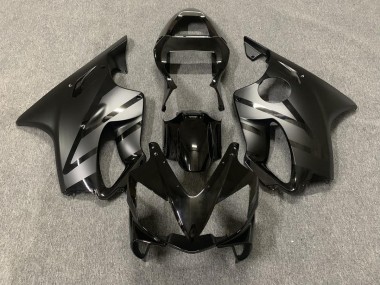 Noir Mat & Brillant 2001-2003 Honda CBR600 F4i Carénage Moto