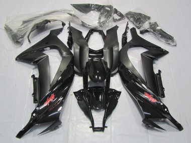 Noir Mat Brillant 2011-2015 Kawasaki ZX10R Carénage Moto