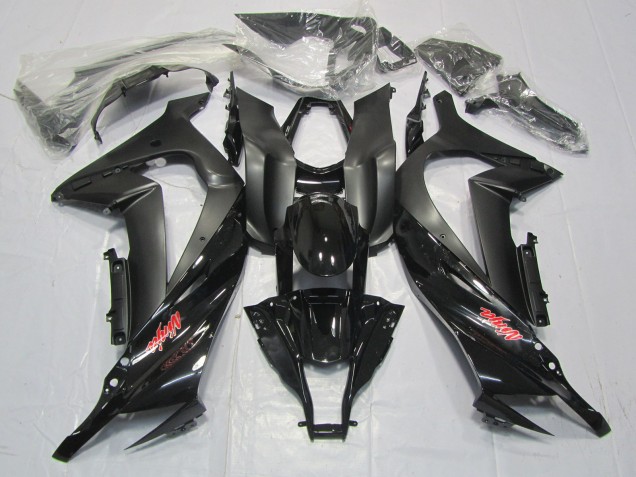 Noir Mat Brillant 2011-2015 Kawasaki ZX10R Carénage Moto Noir Mat Brillant 2011-2015 Kawasaki ZX10R Carénage Moto